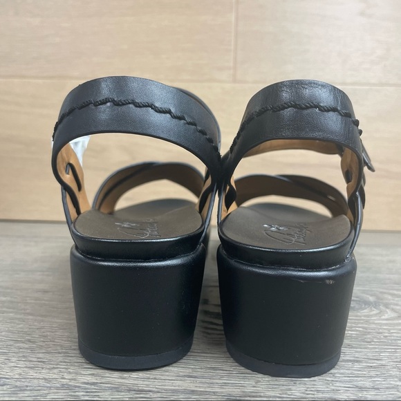 Patricia Nash Leila Wedge Sandals - Black size 9.5 NWB - Picture 13 of 17